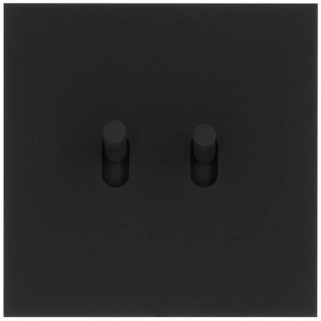 LEGRAND Art d'Arnould univers Epure double poussoir noir mat (67812) LEGRAND Art D'Arnould Univers Epure Double Poussoir Noir Mat (67812) -LEGRAND Soldes 15875007 1