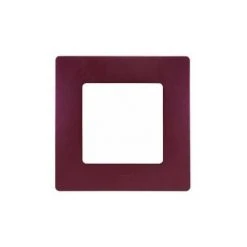 LEGRAND PLAQUE IRISÉE 1 POSTE - NILOÉ - VIOLET - FINITION PRUNE LEG96707