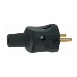 LEGRAND Fiche Caoutchouc Noire 2p-16 A Male