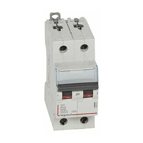 LEGRAND Disjoncteur DX³6000 - 2A - 2P - Courbe D - Vis/Vis LEGRAND Disjoncteur DX³6000 - 2A - 2P - Courbe D - Vis/Vis -LEGRAND Soldes 17344821 1