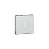 Interrupteur Ou Va-et-vient à Voyant 10AX 250V~ Mosaic - 2 Modules - Alu - 079212 - Legrand -LEGRAND Soldes 17479189 1