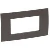 Plaque Legrand Vela Carré Cacao 4 Modules 685806 -LEGRAND Soldes 17486332 1