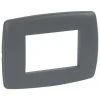 Legrand Vela Plaque Ronde Anthracite 3 Modules 685815 -LEGRAND Soldes 17486334 1