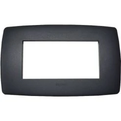 Legrand Vela Plaque Ronde Anthracite 4 Modules 685816