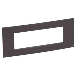 Plaque Legrand Vela Carré Cacao 6 Modules 685807