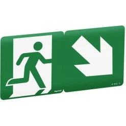 LEGRAND Pictogramme Signalisation D'évacuation Repositionnable & Recyclable (061211)
