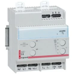 LEGRAND Télévariateur Modulaire Fonctionnement Sur BUS Pour Sources Lumineuses à Ballast 1V à 10V Séparé 1000VA 4 Modules (003660)