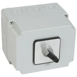 LEGRAND Commutateur à Cames Inverseur Sans Position Arrêt PR40 4P 8 Contacts Boîtier 135x170mm (027764)