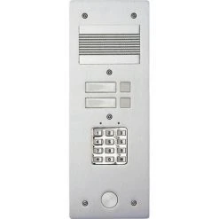 LEGRAND Platine De Rue Série 200 Audio étroite Avec Clavier Codé Façade Alu 4mm 2 Appels (308402)