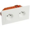 LEGRAND Kit Prise De Courant Double Precablee Fb 2x2p+t Bornes Auto Neige + Boite (BTAL22DK) -LEGRAND Soldes 19421614 1