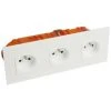LEGRAND Kit Prise De Courant Triple Precablee Fb 3x2p+t Bornes Auto Neige + Boite (BTAL23DK) -LEGRAND Soldes 19421617 1