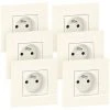 LEGRAND Lot De 6 Prises De Courant Altège 16A Avec Connexion Bornes Automatiques Livrés Avec Plaques Finition Neige (BTAL62DL) -LEGRAND Soldes 19421623 1