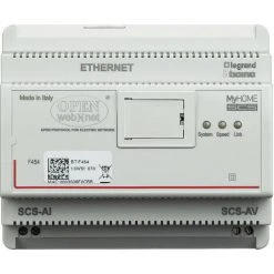 LEGRAND Serveur Web Modulaire Audio Et Vidéo Pour Pilotage De L'installation MyHOME à Distance 6 Modules (F454)