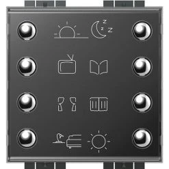 LEGRAND Commande 8 Boutons Poussoirs MyHOME_Up Livinglight (LN4652)