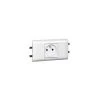 Legrand 077351 Prise Mosaic Plaque Et Support Dlp 2P+T - Blanc