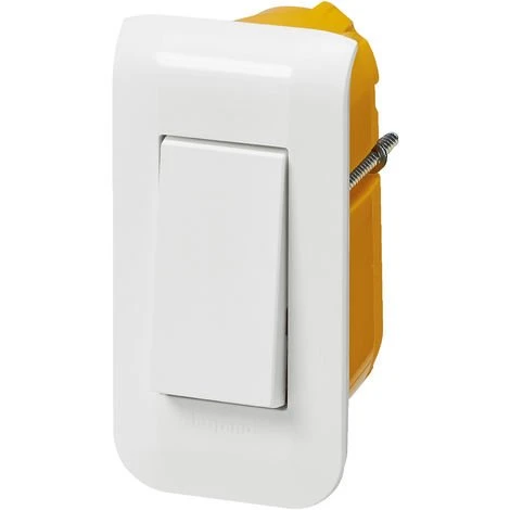 Kit Mosaic Interrupteur étroit + Support + Plaque + Boîte - Complet - Blanc - Legrand Kit Mosaic Interrupteur étroit + Support + Plaque + Boîte - Complet - Blanc - Legrand -LEGRAND Soldes 19764390 3