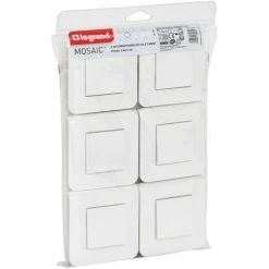 Lot De 6 Interrupteurs Ou Va-et-vient Mosaic - Complet - Blanc - Legrand