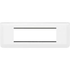 Plaque Et Support Mosaic 6 Modules Composable - Entraxe 71mm - Horizontal -Blanc - Legrand -LEGRAND Soldes 19764434 2