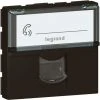 Prise RJ45 Mosaic - Catégorie 6 - FTP - Composable - 1 Module - Noir - Legrand