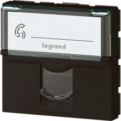 Prise RJ45 Mosaic - Catégorie 6 - FTP - Composable - 1 Module - Noir - Legrand -LEGRAND Soldes 19764474 3