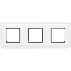 Plaque + Support Mosaic Composable 3x2 Modules -Entraxe 71 Mm -Horizontal -Blanc - Legrand -LEGRAND Soldes 19764483 2