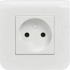 Prise De Courant Mosaic Sans Terre - Complet - Blanc - Legrand