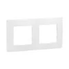 Plaque De Finition 2 Postes - Blanc Pur - Legrand Niloé -LEGRAND Soldes 19918665 1