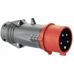 LEGRAND Fiche Droite Hypra - IP44 - 16 A - 380/415 V~ - 3P+N+T - Plast