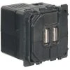 Prise Noire Double Chargeur USB - Céliane - Legrand -LEGRAND Soldes 2150317 1