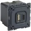 Mécanisme Prise Double Chargeur USB Type AC LEGRAND 067465 -LEGRAND Soldes 22785657 1