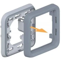 LEGRAND Interrupteur Va-et-vient à Voyant 10A Plexo 66 Monobloc Gris IP66/IK08 -LEGRAND Soldes 22785731 5