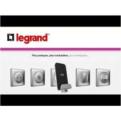 LEGRAND Prise De Courant Quadruple 2PT Compacte Précâblée Standard Français Céliane - Gris -LEGRAND Soldes 22785956 3