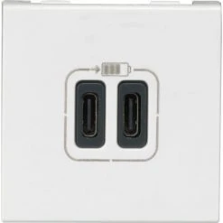 Prise Double USB 3000 MA Legrand - Mosaïc - 2 Modules