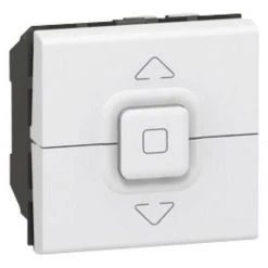 LEGRAND Interrupteur Pour Volets Roulants Programme Mosaic 2 Modules Blanc