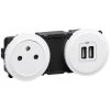 LEGRAND Prise 2 Pôles +terre Surface 16A + 2 USB Céliane Blanc -LEGRAND Soldes 24386039 1