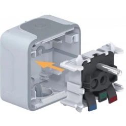 LEGRAND Cadre Saillie Programme Soliroc 1 Poste 110x110x45 Mm -LEGRAND Soldes 24386932 2