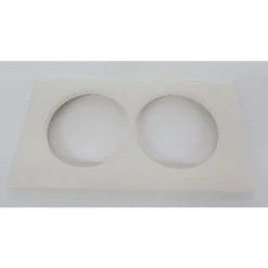 Plaque CELIANE - Givré - 2 Postes - Pour Rénovation - Coco LEGRAND 068898