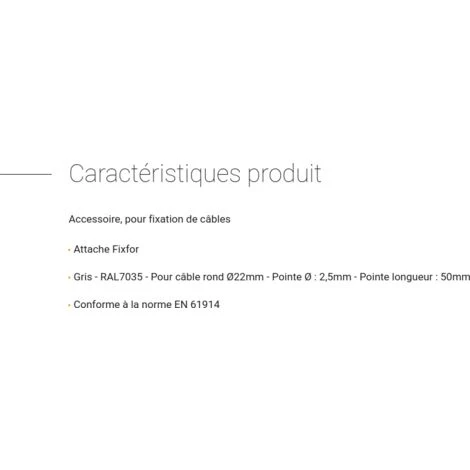 LEGRAND Une boîte de 40 pontet - Diam 22 mm - Attache, fixation câbles LEGRAND Une Boîte De 40 Pontet - Diam 22 Mm - Attache, Fixation Câbles -LEGRAND Soldes 24792234 3