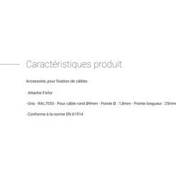 LEGRAND Une Boîte De 100 Pontet - Diam 9 Mm - Attache, Fixation Câbles -LEGRAND Soldes 24792285 3