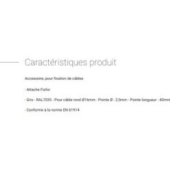 LEGRAND Une Boîte De 100 Pontet - Diam 16 Mm - Attache, Fixation Câbles -LEGRAND Soldes 24792291 3