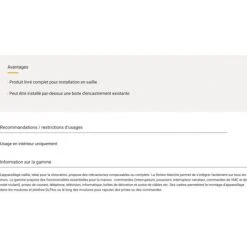 LEGRAND Boîte De Dérivation Appareillage Saillie Complet - Blanc 5 LEGRAND Boîte De Dérivation Appareillage Saillie Complet - Blanc -LEGRAND Soldes 24792699 4