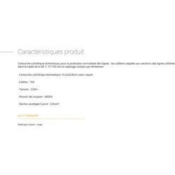 LEGRAND Cartouche Fusible - 16A - Rouge -LEGRAND Soldes 24793239 3