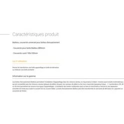 LEGRAND Couvercle Universel Batibox - Dimension 100 X 100 -LEGRAND Soldes 24794595 3