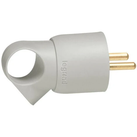 LEGRAND Fiche Mâle 2P+T - 16 A - plastique - anneaux - gris LEGRAND Fiche Mâle 2P+T - 16 A - Plastique - Anneaux - Gris -LEGRAND Soldes 24795165 1