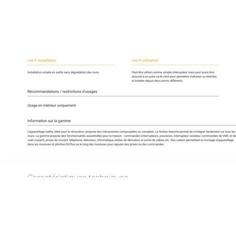 LEGRAND Interrupteur va-et-vient appareillage saillie composable - blanc LEGRAND Interrupteur Va-et-vient Appareillage Saillie Composable - Blanc -LEGRAND Soldes 24795719 5