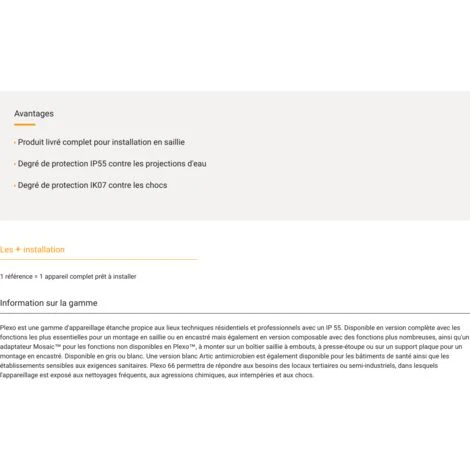 LEGRAND Prise 2P+T Plexo complet saillie gris - 16 A LEGRAND Prise 2P+T Plexo Complet Saillie Gris - 16 A -LEGRAND Soldes 24796979 5