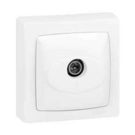 LEGRAND Prise TV simple - mâle - appareillage saillie complet - blanc LEGRAND Prise TV Simple - Mâle - Appareillage Saillie Complet - Blanc -LEGRAND Soldes 24797014 1