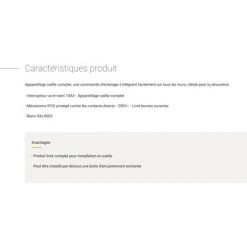 LEGRAND Interrupteur Va-et-vient Appareillage Saillie Complet - Blanc -LEGRAND Soldes 24799116 4