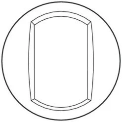 LEGRAND Enjoliveur Céliane - Double VV/poussoir - Doigt étroit Blanc BLANC -LEGRAND Soldes 24972241 2