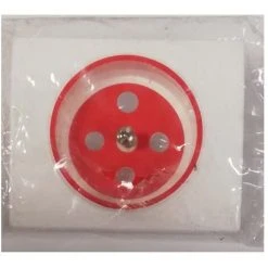 Legrand 085642 Enjoliveur Prise 2P+T Détrompage Sagane Opalis - Blanc